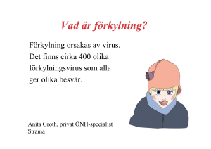 Vad är förkylning? - Studentlitteratur