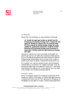 Fond för utveckling av dynamiska företag