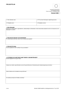 3306B Projektplan