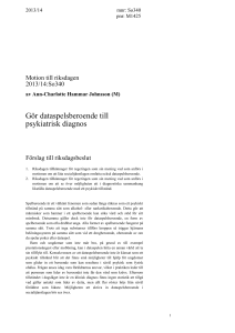 M1425 - Riksdagens öppna data