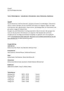 Instruktion till grupparbete