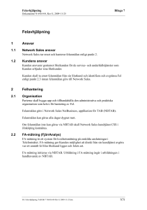 Felavhjälpning - Telia Operator Business
