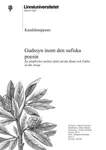Gudssyn inom den sufiska poesin