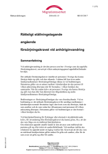 Rättsligt ställningstagande RC SR 03/2017 - Lifos