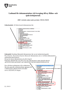 Lathund för dokumentation vid övergång till ny Hälso