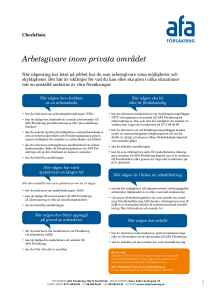 Arbetsgivare inom privata området