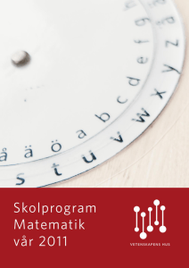 Matematik_skolprogram_webb_110126, 2011-01-26 1/4