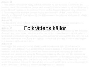 Folkrättens källor