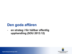 Den goda affären