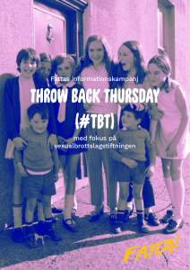 Throw Back Thursday (#tbt)