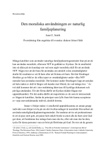 Den moraliska användningen av naturlig