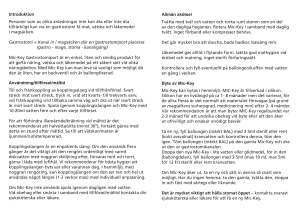 Användning/tillförsel/måltid Till och frånkoppling av kopplingsslang