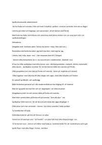 Språkstimulerande arbetsmetod: