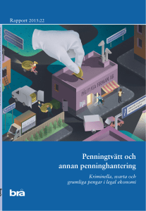 Penningtvätt och annan penninghantering