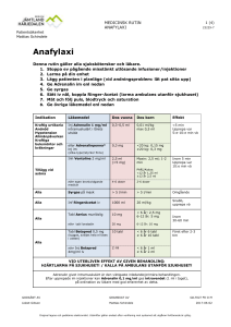 Anafylaxi - Centuri - Region Jämtland Härjedalen
