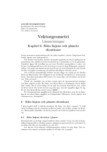 Vektorgeometri