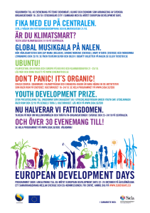 fika med eu på centralen. är du klimatsmart? global musikgala på