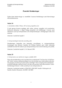 Översikt föreläsningar v2 - IEI