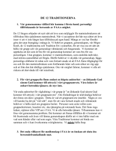 De tolv traditionerna – fullständig version 2017-03