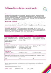 Fakta om långverkande preventivmedel