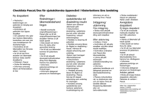 Checklista sjsk VLL Nyins, ändringar, insulin, avsluta version 2