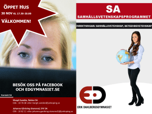 Samhällsprogrammet broschyr lå 2017-2018