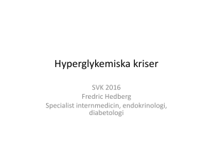 Hyperglykemiska kriser