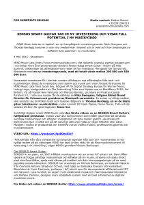 FOR IMMEDIATE RELEASE Media contact: Matteo Monari +