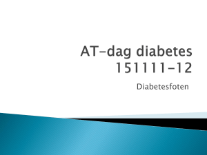 Diabetesfoten