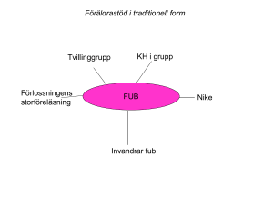 Ett föräldrastöd med en gemensam grundsyn och tydlig målsättning