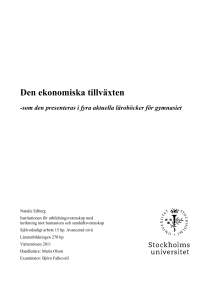 Den ekonomiska tillväxten