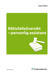 personlig assistans