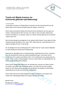 press release - Mazda Press Portal