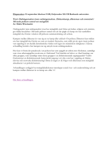 Disputation - Karlstads universitet