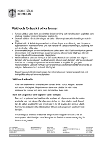 Våld och förtryck i olika former