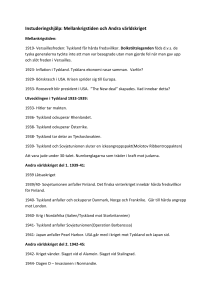 Instuderingshjälp: Mellankrigstiden och Andra världskriget