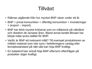 Tillväxt