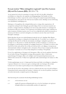 Svar på motion ”Mäta näringslivet regionalt”