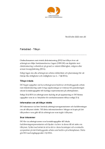 Fakta om DO´s tillsyn