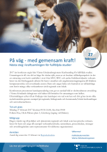 På väg - med gemensam kraft!