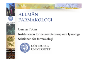 allmän farmakologi
