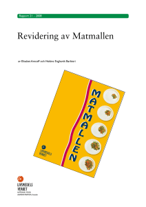 Livsmedelverkets rapport