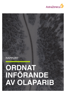 ordnat införande av olaparib