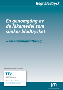 Sammanfattning av genomgången av läkemedel mot högt blodtryck