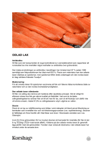 odlad lax - Korshags