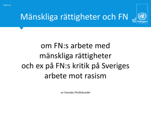 Powerpoint-om-mänskliga-rättigheter-Aktion-FN-dec