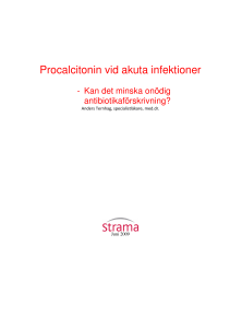 Procalcitonin vid akuta infektioner