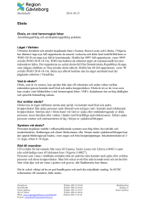 Fakta om ebola