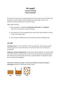 NO-uppgift – Vattnets kretslopp