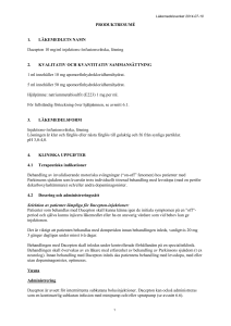 Dacepton solution for injection-infusion SmPC